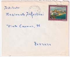 1976-PROPAG. TURISTICA 3 EMISSIONE Lire 150 Forio (1331) Isolato Su Busta - 1971-80: Storia Postale