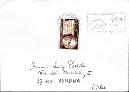 1971-Francia C. 50 Auber (1667) Su Busta Per L'Italia - Lettres & Documents