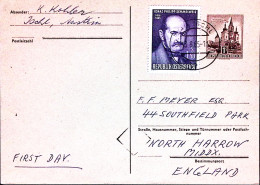 1965-Austria Semmelweis (1028) Su CP Viaggiata Annullo Fdc - FDC