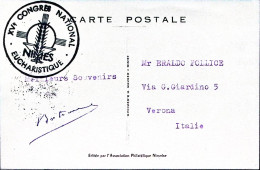 1968-Francia XV Congresso Eucaristico Nazionale/Nimes (10.11.68) Annullo Special - Lettres & Documents