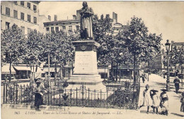 1930ca.-Francia "Lyon Place De La Croix Rousse Et Statue De Jacquard" - Other & Unclassified