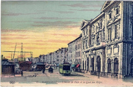 1930ca.-Francia "Marseille L'Hotel De La Ville Et Le Quai Des Belges" - Other & Unclassified