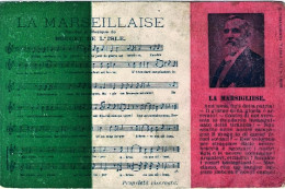 1900-Francia Testo Bilingue "La Marseillaise-la Marsigliese" - Autres & Non Classés