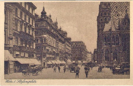 1922-Austria Cartolina "Wien I Stefansplatz" Diretta In Italia - Other & Unclassified