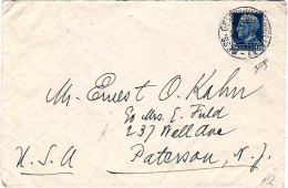 1937-lettera Diretta In U.S.A. Affr.L.1,25 Imperiale Annullo Di Mess.Genova-Vent - Marcophilia
