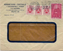 1930-Belgique Belgium Belgio Lettera Diretta In Italia Con Affrancatura Multipla - Sonstige & Ohne Zuordnung