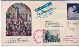 1965-Vaticano Aerogramma Dispaccio Aereo Speciale Della Visita Di Sua Santita' P - Airmail