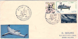 1984-lettera Con Affrancatura Varia Annullo Speciale Villafranca (VR)intitolazio - 1981-90: Marcophilia