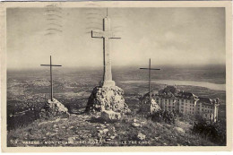 1944-cartolina Foto "Varese-Monte Campo Dei Fiori-le Tre Croci"affrancata 50c.mo - Varese