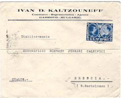 1930-Bulgaria Diretta In Italia Affrancata 6l.effigie Di Reali.Bollo Di Arrivo A - Other & Unclassified