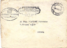 1956-lettera Intestata Segretariato Generale Della Presidenza Della Repubblica S - 1946-60: Marcophilie