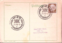 1940-Germania Vienna Fiera Di Primavera Annullo Speciale (13.3) Su Cartolina - Briefe U. Dokumente