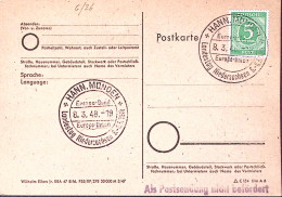1948-Germania Occ. Alleata Hann. Munden Unione Europea Annullo Speciale (8.3) Su - Brieven En Documenten