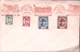 1935-CECOSLOVACCHIA 85 Compleanno Presidente Masaryk Serie Completa Su Busta Pra - Autres & Non Classés