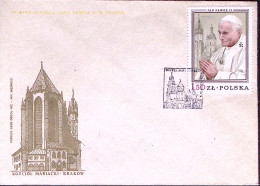 1979-POLONIA Cracovia Visita Paolo VI Annullo Speciale (3.6) Su Busta - Autres & Non Classés