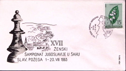 1963-Jugoslavia XVII^Campionato Jugoslavo Scacchi Annullo Speciale (1-20.8) Su B - Andere & Zonder Classificatie