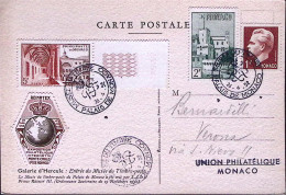 1962-MONACO Museo Postale Serie Completa Su Cartolina Fdc - FDC