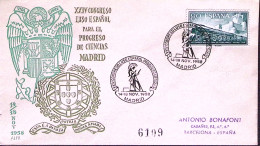 1958-SPAGNA Madrid XXIV Congresso Progresso Della Scienza Annullo Speciale (14/1 - Covers & Documents