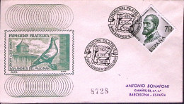 1958-SPAGNA San Andres Esposizione Filatelica Annullo Speciale (30.11-4.12) Su B - Cartas & Documentos