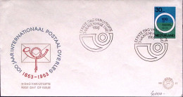 1963-OLANDA 100^ Conferenza Postale Parigi Fdc - FDC