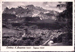 1937-Imperiale Coppia C.30 Su Cartolina (Cortina Tofane) Cortina (21.7) Per L'Au - Poststempel