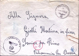 1943-FELDPOST 58799 Manoscr. Al Verso Di Busta Feldpost/b (11.12) Da Italiano Ag - War 1939-45