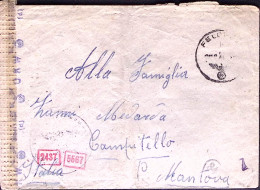 1944-FELDPOST 46436 C Manoscr. Al Verso Di Busta Feldpost/b (27.8) Da Italiano A - War 1939-45