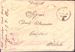 1944-FELDPOST L 04936 A Lgpa Wien Manoscr. Su Busta Feldpost/a (28.4) Da Italian - War 1939-45