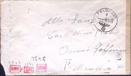 1943-FELDPOST L30182 Lgpa Paris Manoscr. Al Verso Di Busta Feldpost/g (13.11) Da - Guerre 1939-45