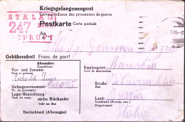 1944-STALAG XVI A + Muto (21.3) Su Cartolina Franchigia Da Italiano Prigioniero  - Poststempel