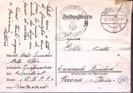 1944-GRAFENWOHR AUSTELUNGSTAB XIII^manoscritto Su Cartolina Franchigia Da Milita - Marcophilie