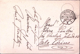 1937-UFFICIO POSTALE MILITARE/5 C.2 (1711) Su Cartolina Franchigia DR Parte Doma - Storia Postale
