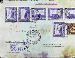 ITALIA - COLONIE -  SOMALIA Lettera Raccomandata Da BELET-UEN Del 1935- S6241 - Somalie