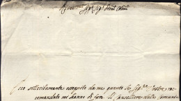 1758-Bagnolo 30 Giugno Lettera Di Paolo Barzani A Francesco Antonio Arici - Documentos Históricos