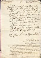 1628-Venezia 29 Giugno Lettera Con Dichiarazione Di Nicolò Formentini Con Sigill - Historische Dokumente