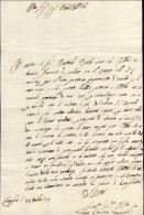 1710-Coccaglio 23 Settembre Lettera Di Giacomo Mazzotti - Historische Dokumente