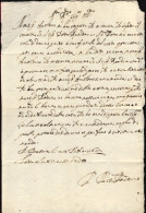1647-Brescia 23 Febbraio Lettera Di Pietro Paderno A Giovanni Battista Cagna A B - Historische Documenten