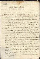 1659-Brescia 29 Gennaio Lettera Di Giulio Rizzeri A Pietro Angelo Griffi A Breno - Documents Historiques