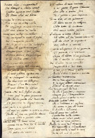 1715-Brescia Lettera Giocosa Con Versi "Ultime Calende Dell'anno." Di Carlo Lana - Historische Documenten
