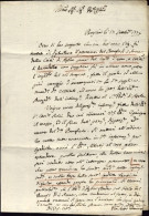 1772-Brescia 17 Settembre Lettera Di Giovanni Antonio Marcoli A Stefano Marcolin - Historische Documenten