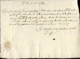 1662-documento A Firma Giuseppe Quaranta Rettore Di Cazzago Riviera Brescia Data - Documents Historiques