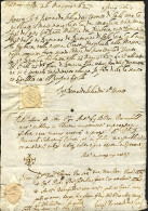 1627-documento Curato Bernardo Salvadori Dato In Salò Il 26 Maggio Con Due Sigil - Historische Documenten