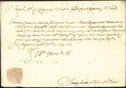 1733-documento Vicario Vescovile Giuseppe Maria Rottigni Dato In Bergamo Il 4 Ma - Historische Documenten