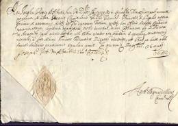 1662-lettera Del Canonico E Vicario Vescovile Di Trento Giuseppe Vittorio Albert - Historische Documenten