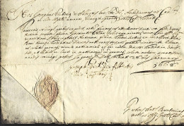 1668-lettera Del Canonico E Vicario Vescovile Di Trento Giuseppe Vittorio Albert - Historical Documents