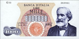 1966-biglietto Di Banca L. 1.000 Verdi 1 Tipo-Medusa Data 20 Maggio Firme Carli/ - Other & Unclassified