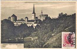 1916circa-Russia Cartolina "Reval La Vecchia Torre Cittadina"diretta In Italia - Brieven En Documenten