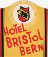 Hotel Bristol Bern - & Hotel, Label - Hotelaufkleber