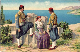 1930circa-Grecia Personaggi In Costume" - Greece