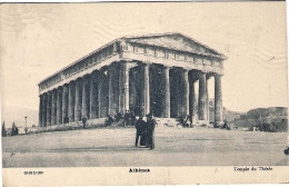 1912-Grecia Cartolina "Atene Temple Du Thesee" Diretta In Italia - Griekenland